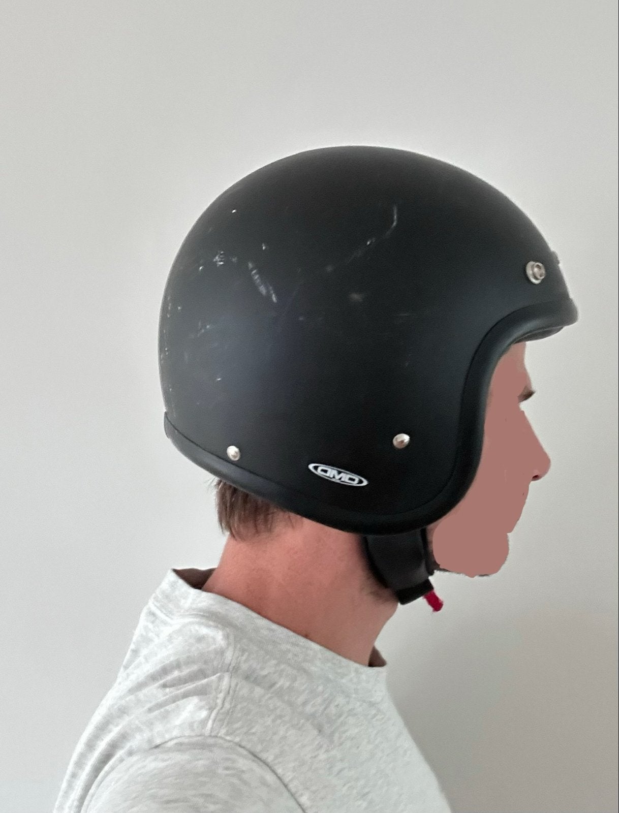 DMD Retro motorhelm - Mat zwart, Overige merken, Heren, Jethelm, Ophalen of Verzenden