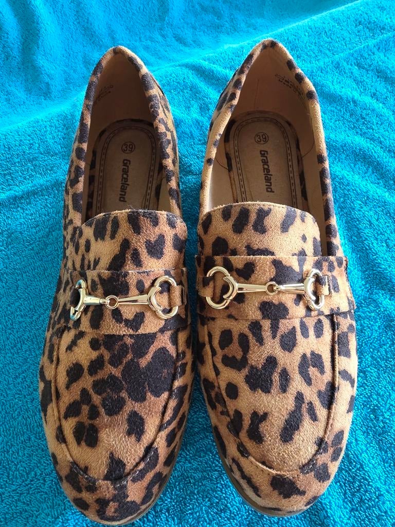 Gratis af te halen.Tijger mocassins, maat 39, Ophalen of Verzenden, Zo goed als nieuw, Bruin, Sneakers of Gympen