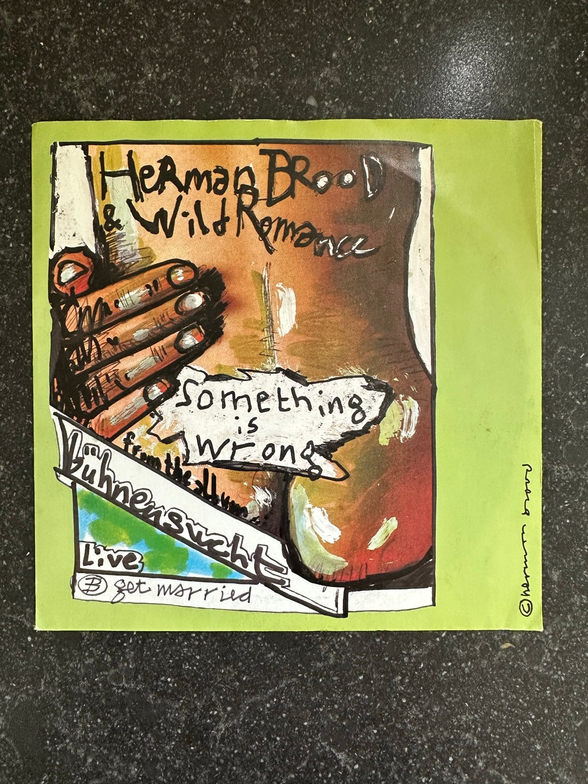 Herman Brood & Wild Romance - Something is Wrong (Live), Cd's en Dvd's, Ophalen of Verzenden, Gebruikt, 7 inch, Pop