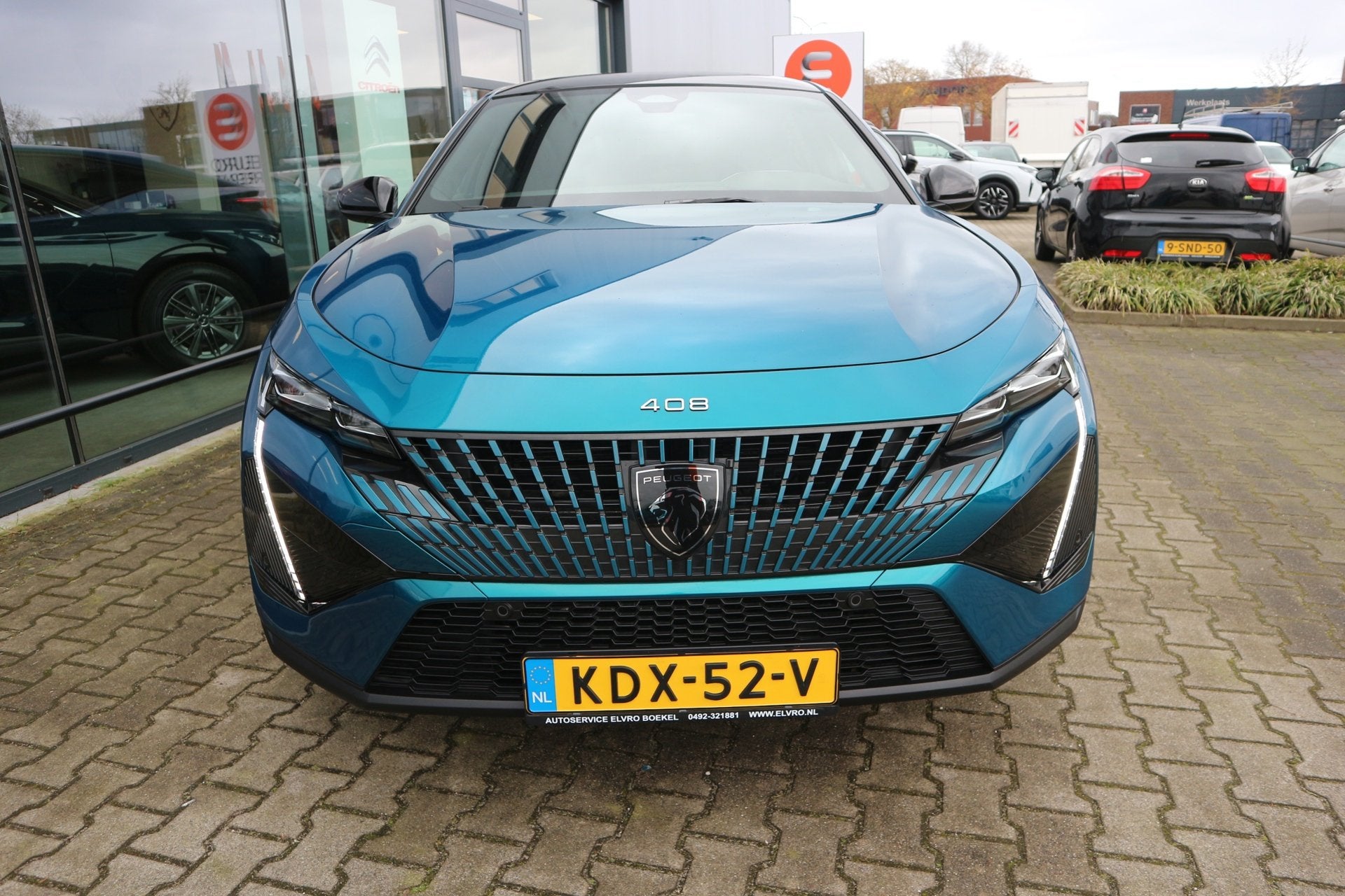 Peugeot 408 1.2 PureTech GT 130 AUTOMAAT NAVI CAMERA PANORAM, Gebruikt, 1199 cc, Blauw, 3 cilinders