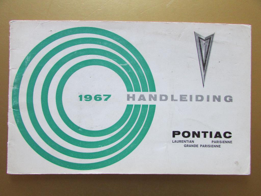 1967 Pontiac full-size modellen handleiding, Nederlands, Ophalen of Verzenden