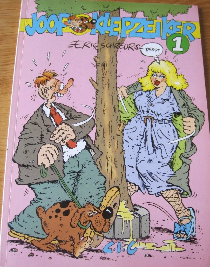 Joop Klepzeiker album 1 en album 2 - 1988 door Eric Schreurs, Eric Schreurs, Ophalen of Verzenden, Zo goed als nieuw, Meerdere stripboeken