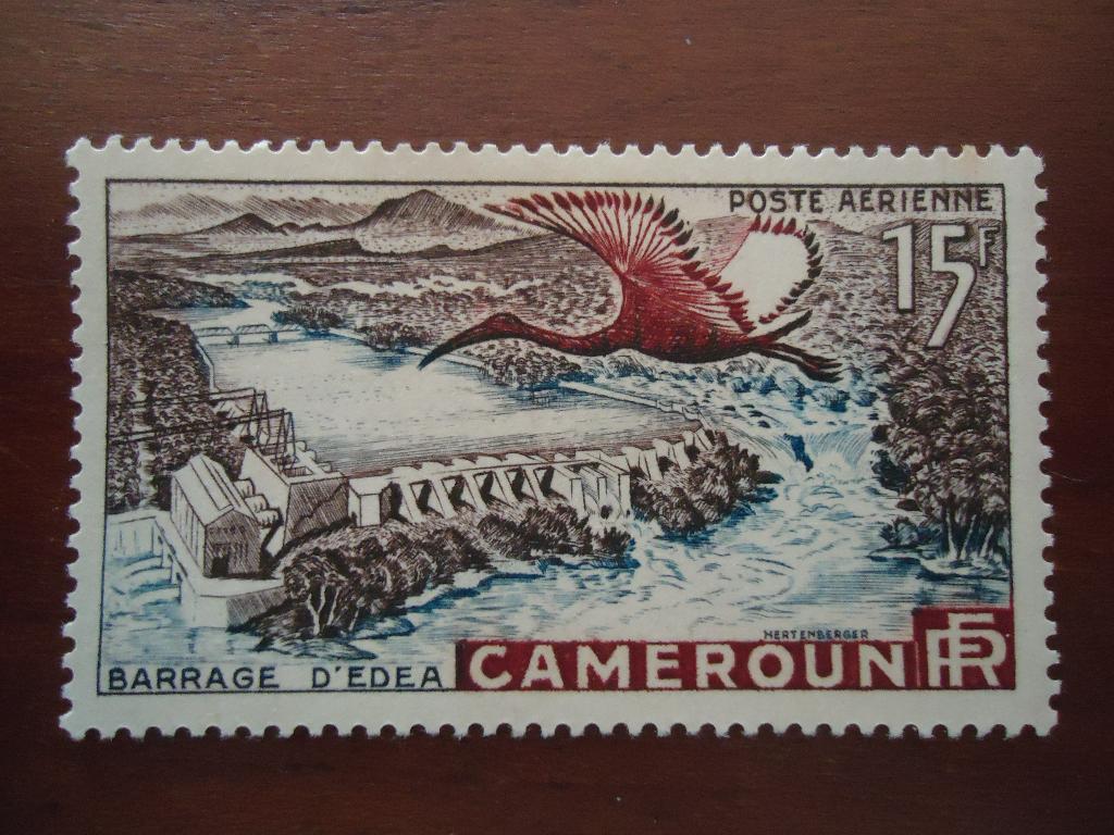 Vogel Afrikaanse nimmerzat Kameroen 1953, mi. 303 postfris, Ophalen of Verzenden, Postfris, Dier of Natuur
