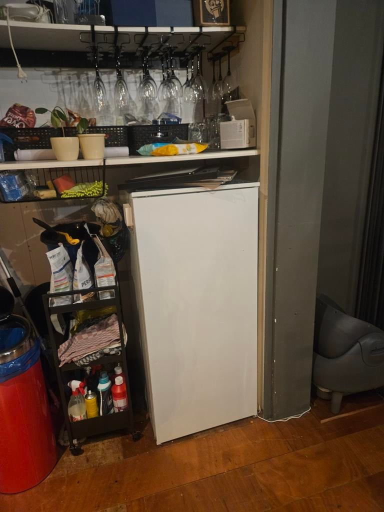 IKEA Förkyld Inbouw Koelkast - Compact en Efficiënt, Gebruikt, 100 tot 150 liter, Energieklasse A of zuiniger, 45 tot 60 cm