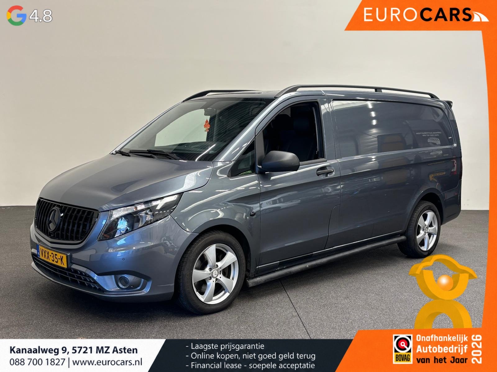 Mercedes-Benz Vito 119 CDI Lang Automaat Airco Cruise Contro, Automaat, Gebruikt, Euro 6, 2500 kg