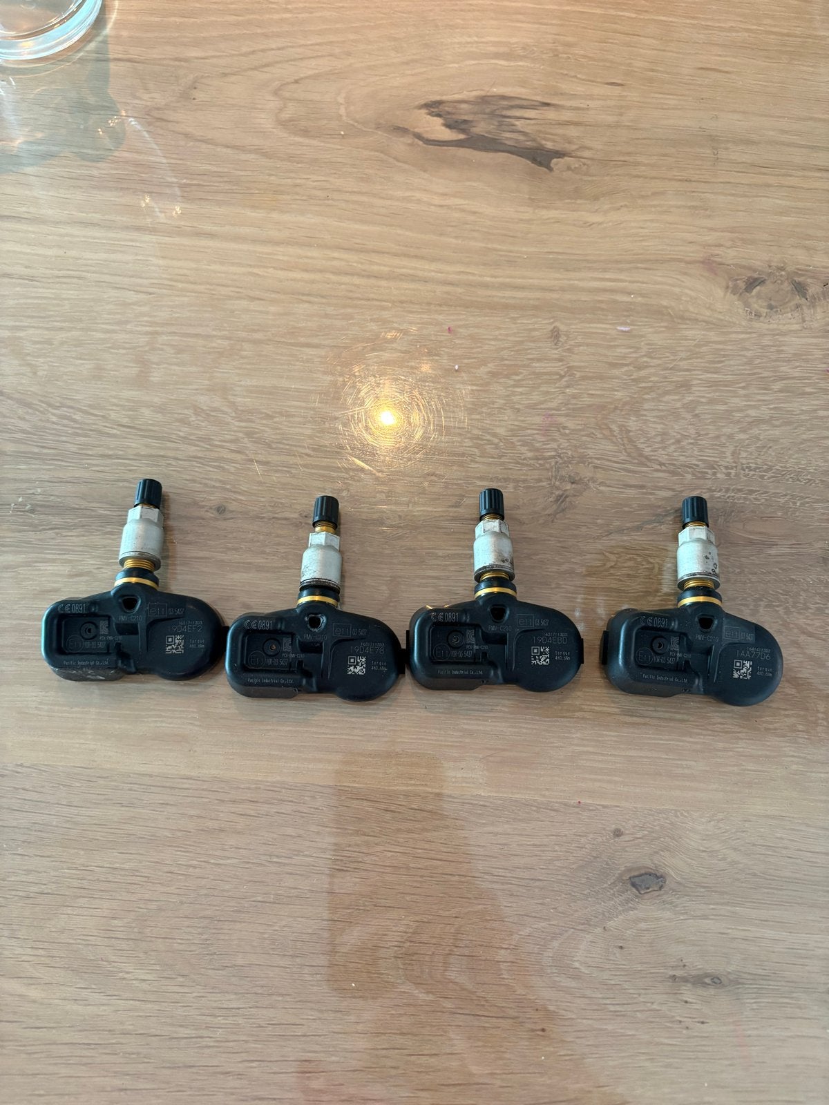 Originele Toyota TPMS sensoren - Yaris (gebruikt), Ophalen of Verzenden, Gebruikt, Toyota