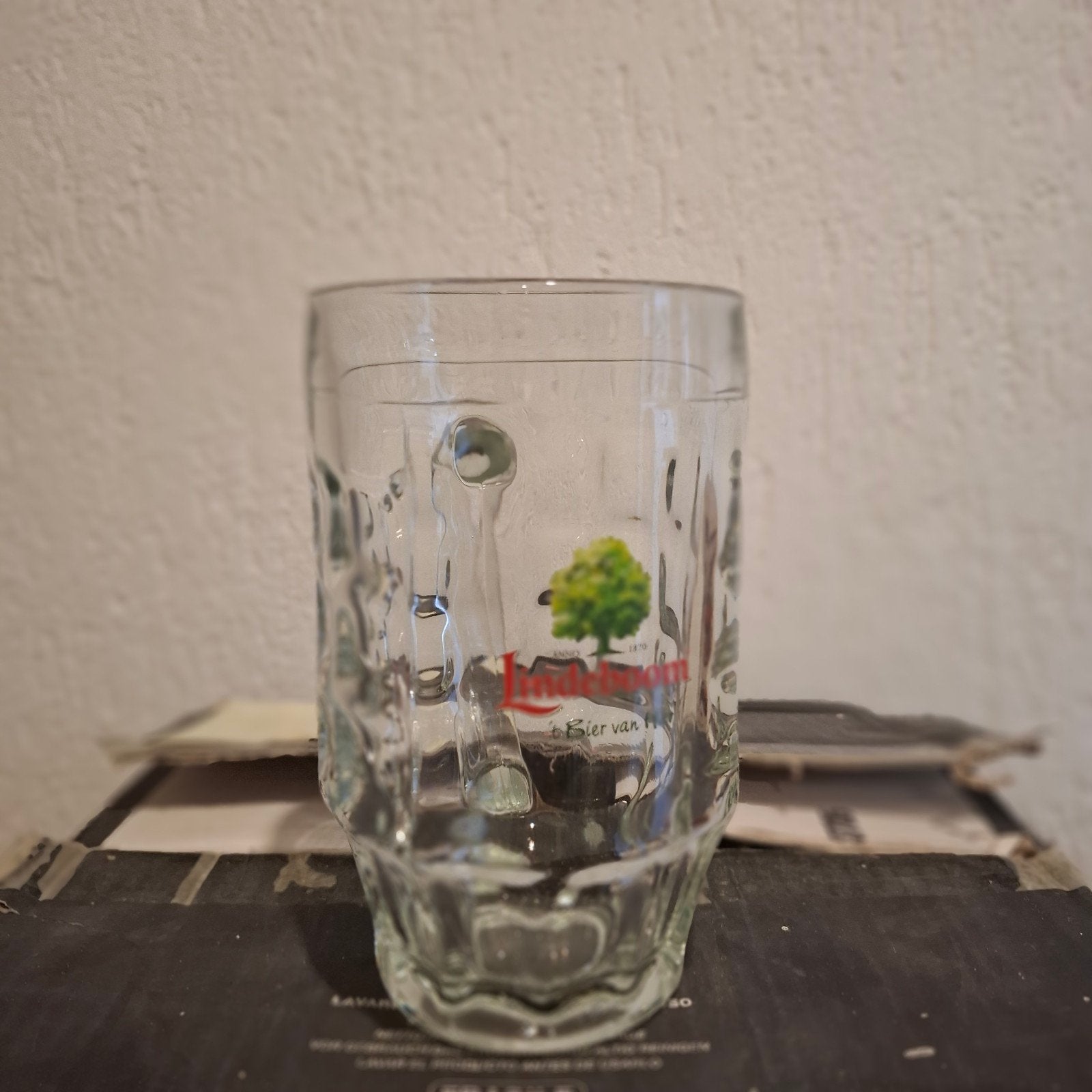 bierpul 0,5l lindeboom 11x mancave bar, Verzamelen, Glas en Borrelglaasjes, Ophalen of Verzenden, Nieuw, Bierglas