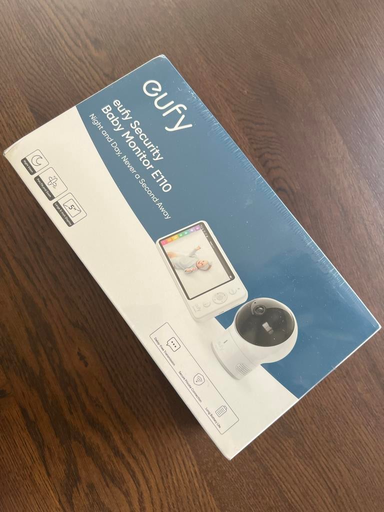 Nieuwe Eufy Security Baby Monitor E110 - Ongeopend in verpak, Kinderen en Baby's, Babyfoons, Ophalen of Verzenden, Nieuw, 250 meter of meer
