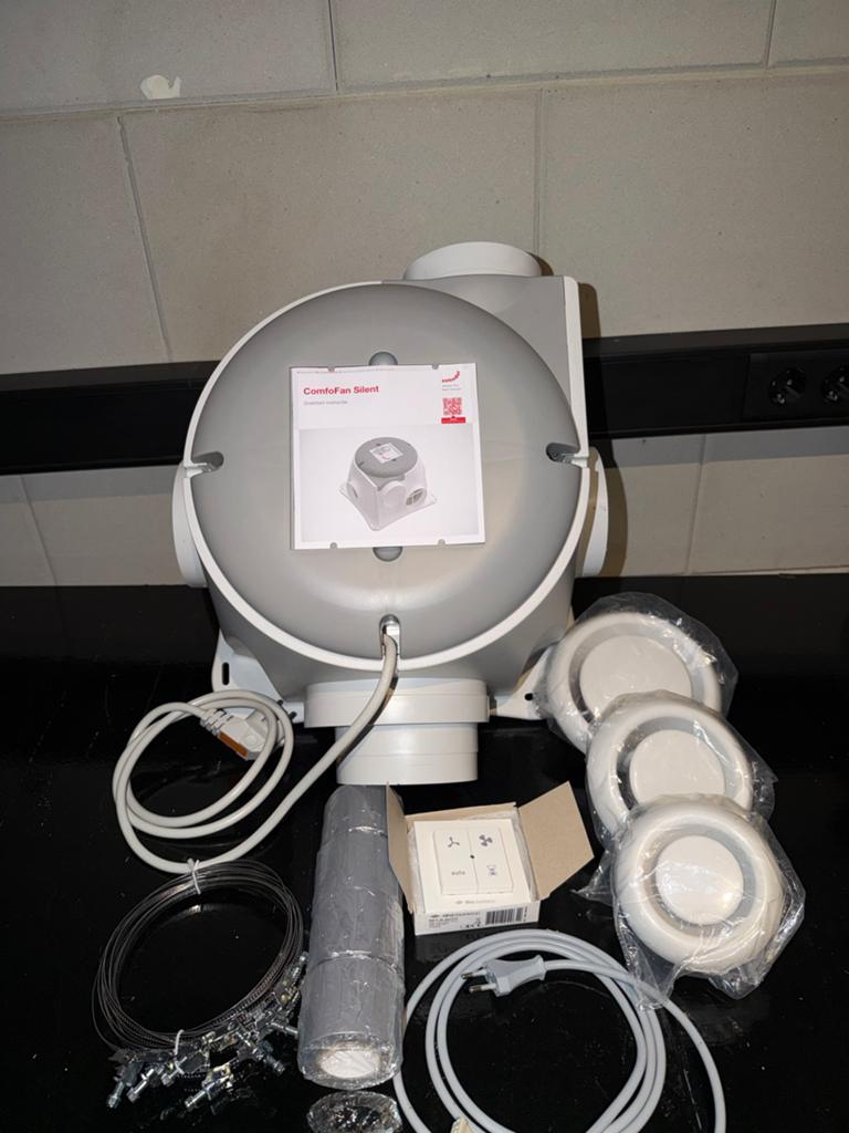 ComfoFan Silent Ventilator met diverse ventielmaten, Ophalen, Nieuw, Ventilator