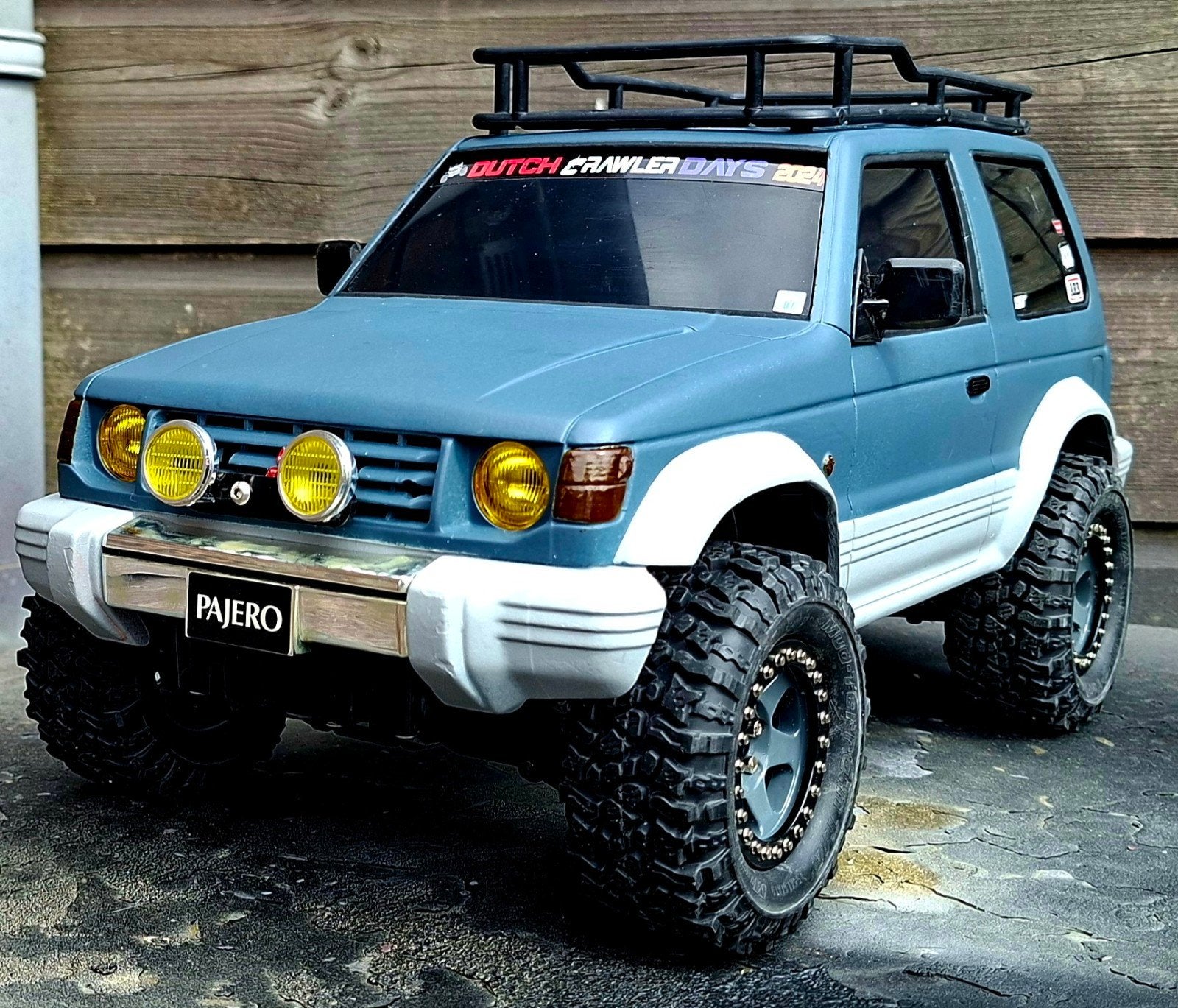 TAMIYA MITSUBISHI PAJERO CC01, Elektro, Auto offroad, Ophalen of Verzenden, Zo goed als nieuw