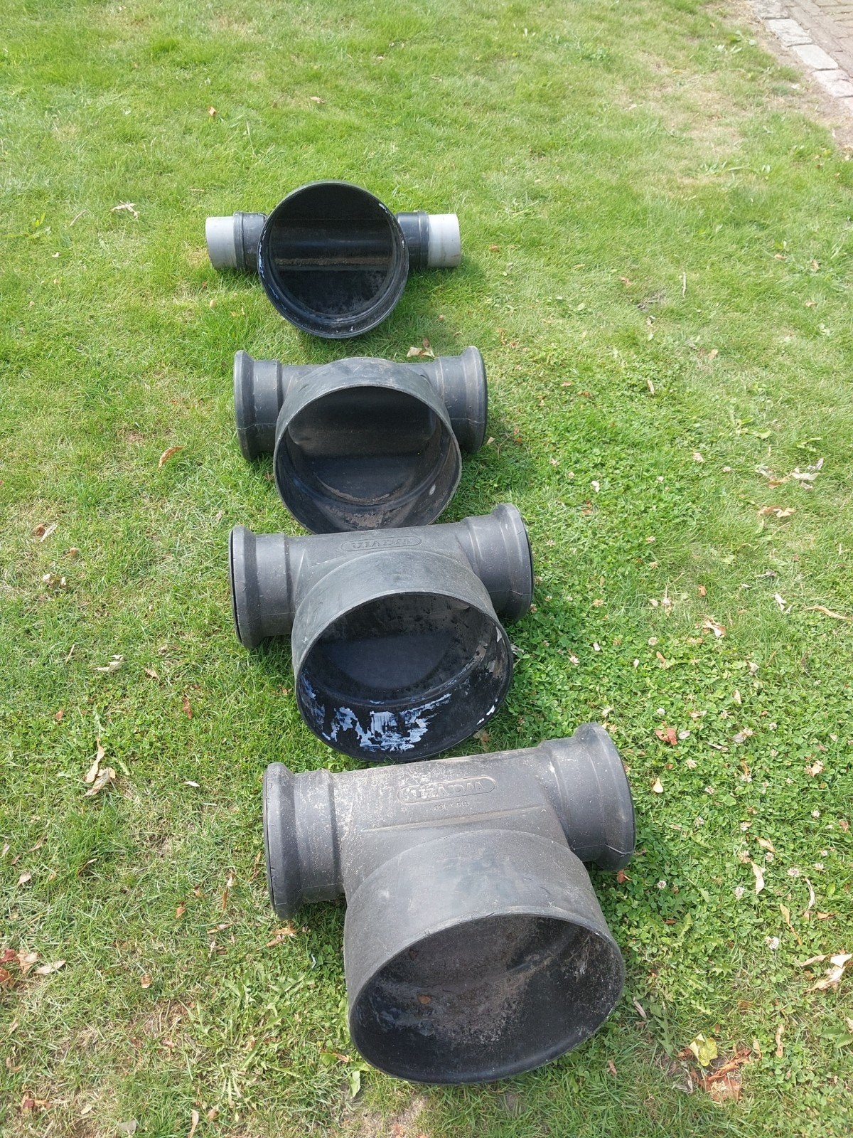 PK putten 125mm en 160mm, Ophalen, Afvoer, Gebruikt, Pvc