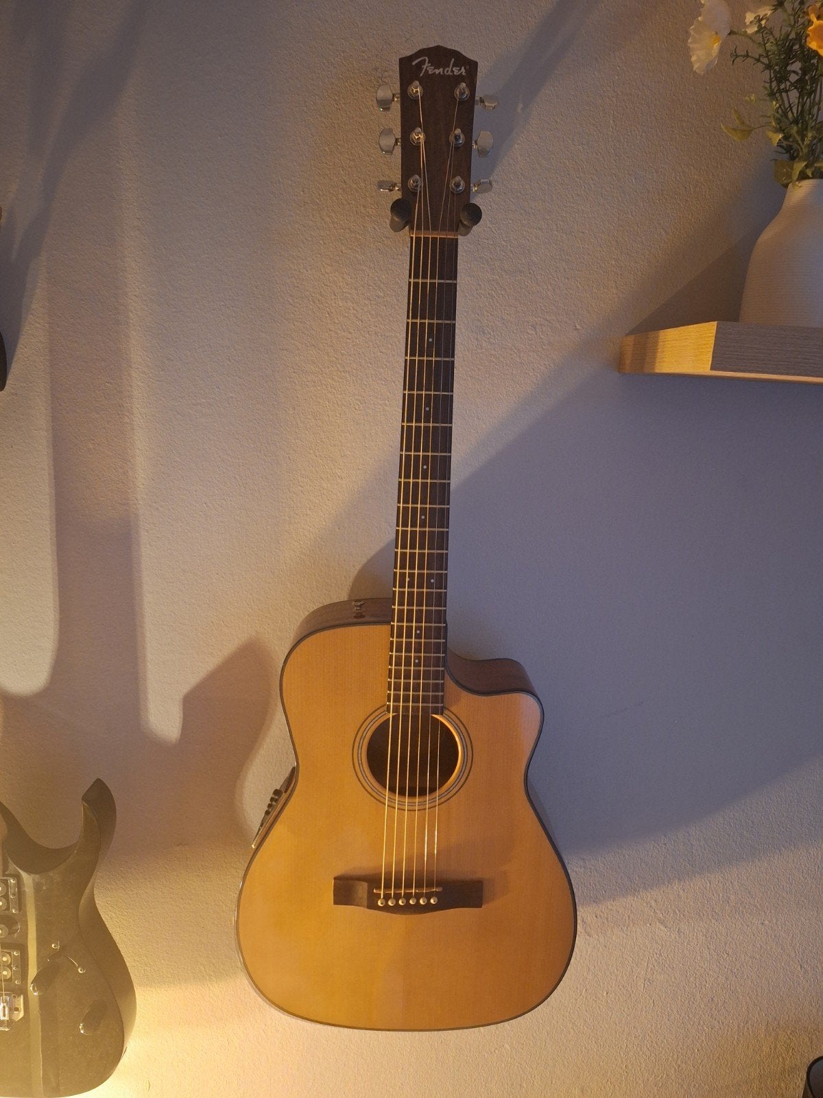 Fender CF-140SCE Elektro-akoestische gitaar, Ophalen, Zo goed als nieuw, Western- of Steelstringgitaar