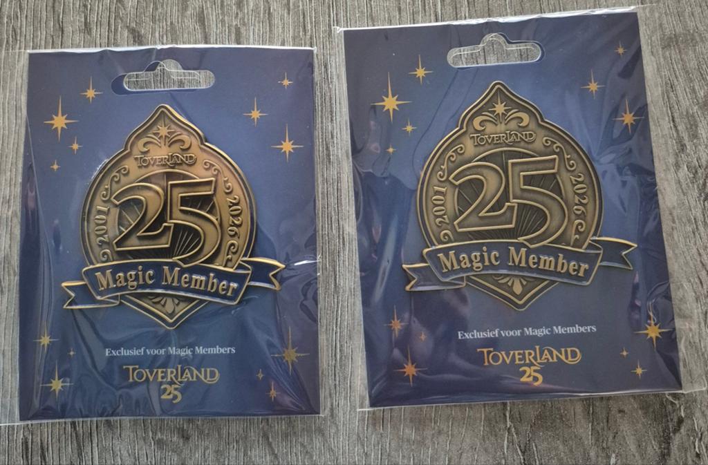 Toverland pin 25 jaar, Ophalen, Nieuw