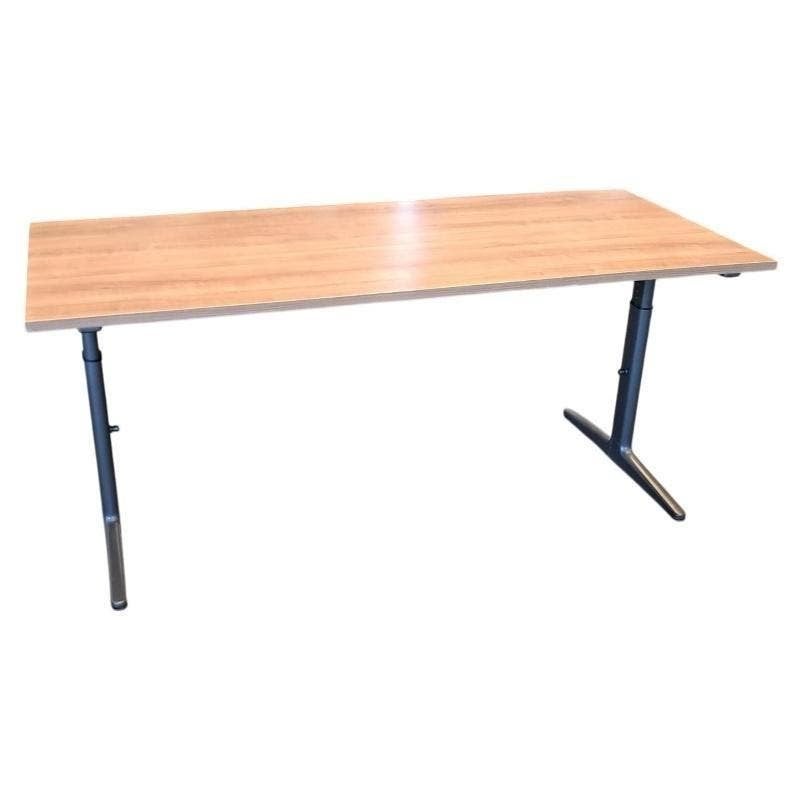 Ahrend Mehes Trekknop Bureau Antraciet Havanna 180 x 80, Gebruikt, In hoogte verstelbaar, 180 cm, Ophalen of Verzenden