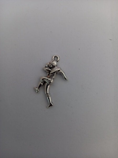 Kettinghanger American football speler, Ophalen of Verzenden, Nieuw, Zilver, Overige materialen