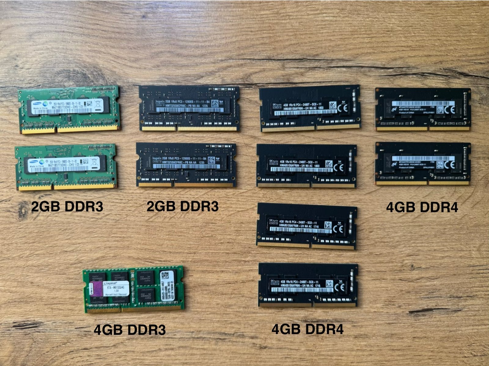 RAM-geheugen DDR4 & DDR3 - 4GB en 2GB gebruikt, Computers en Software, RAM geheugen, Ophalen, Gebruikt, DDR3, Desktop