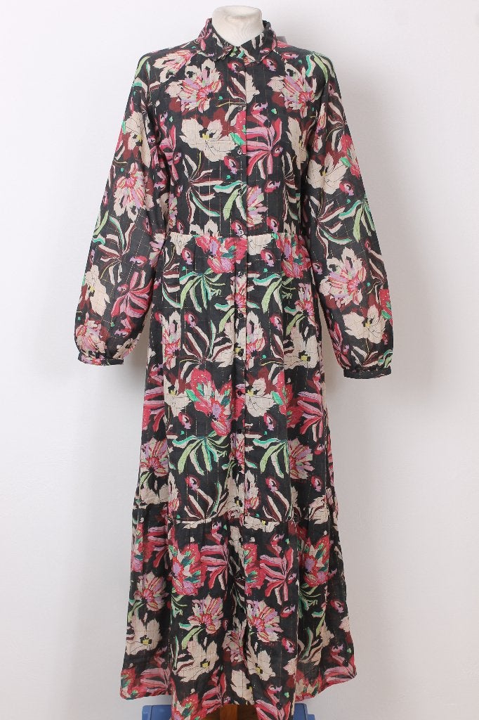 Zomer! Gebloemde maxi jurk van POM, Kleding | Dames, Jurken, Meerkleurig, Nieuw, Ophalen of Verzenden, Maat 36 (S)