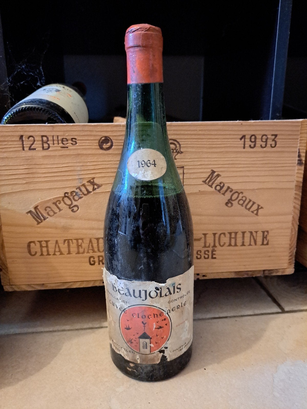 oude wijn 1964, Ophalen of Verzenden, Frankrijk, Rode wijn
