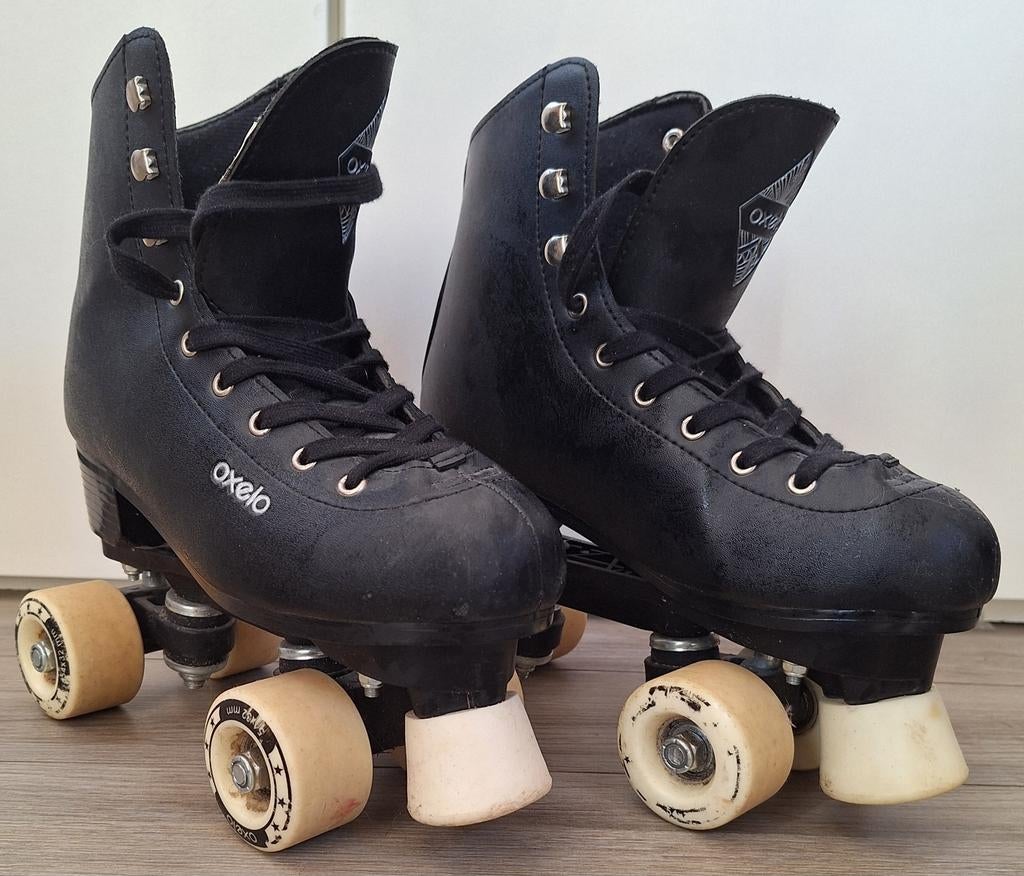 Retro Oxelo rolschaatsen - Zwart, Ophalen, Gebruikt, Kinderen