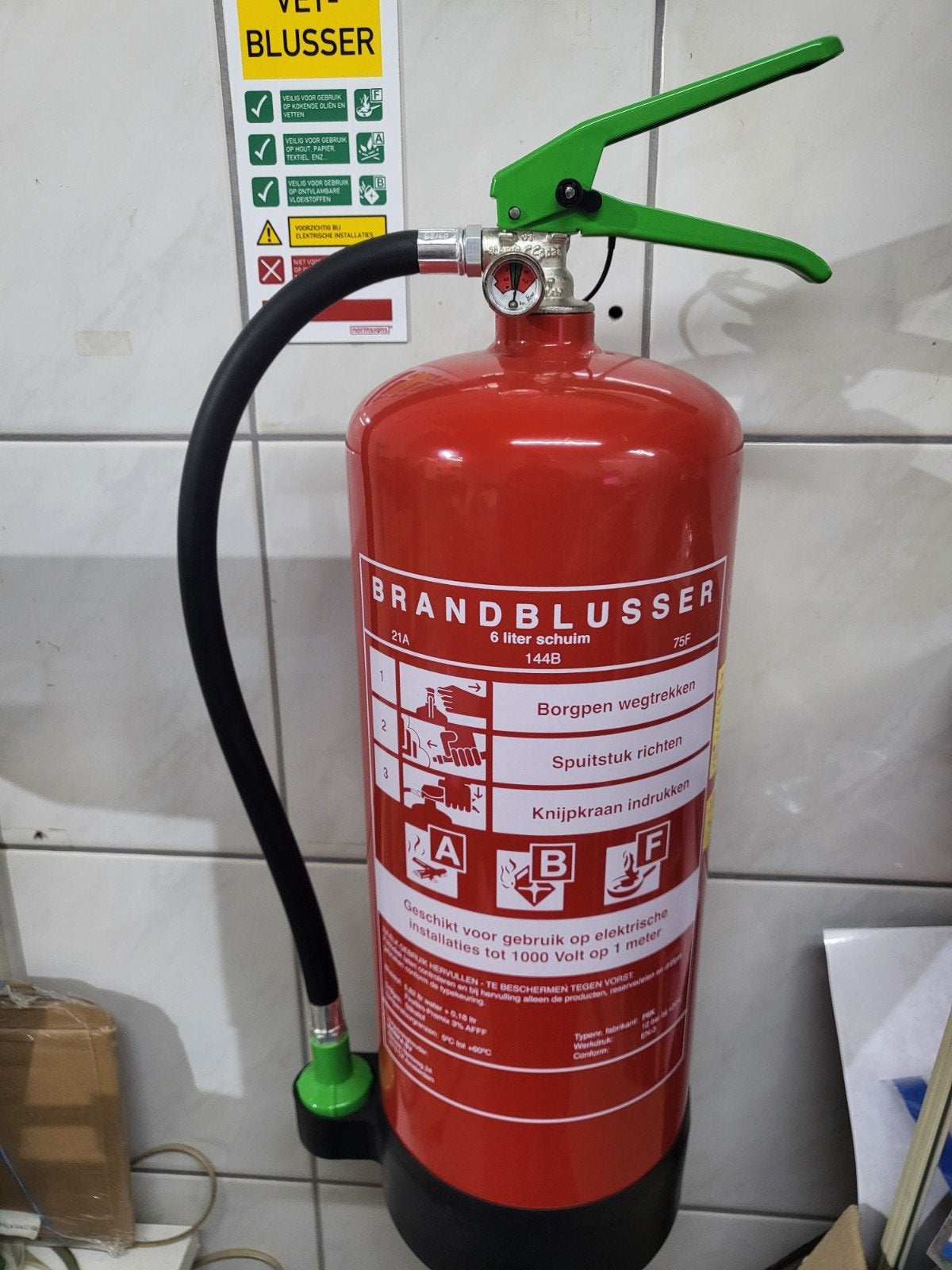Brandblusser 6 liter schuim - Zo goed als nieuw, Ophalen, Zo goed als nieuw