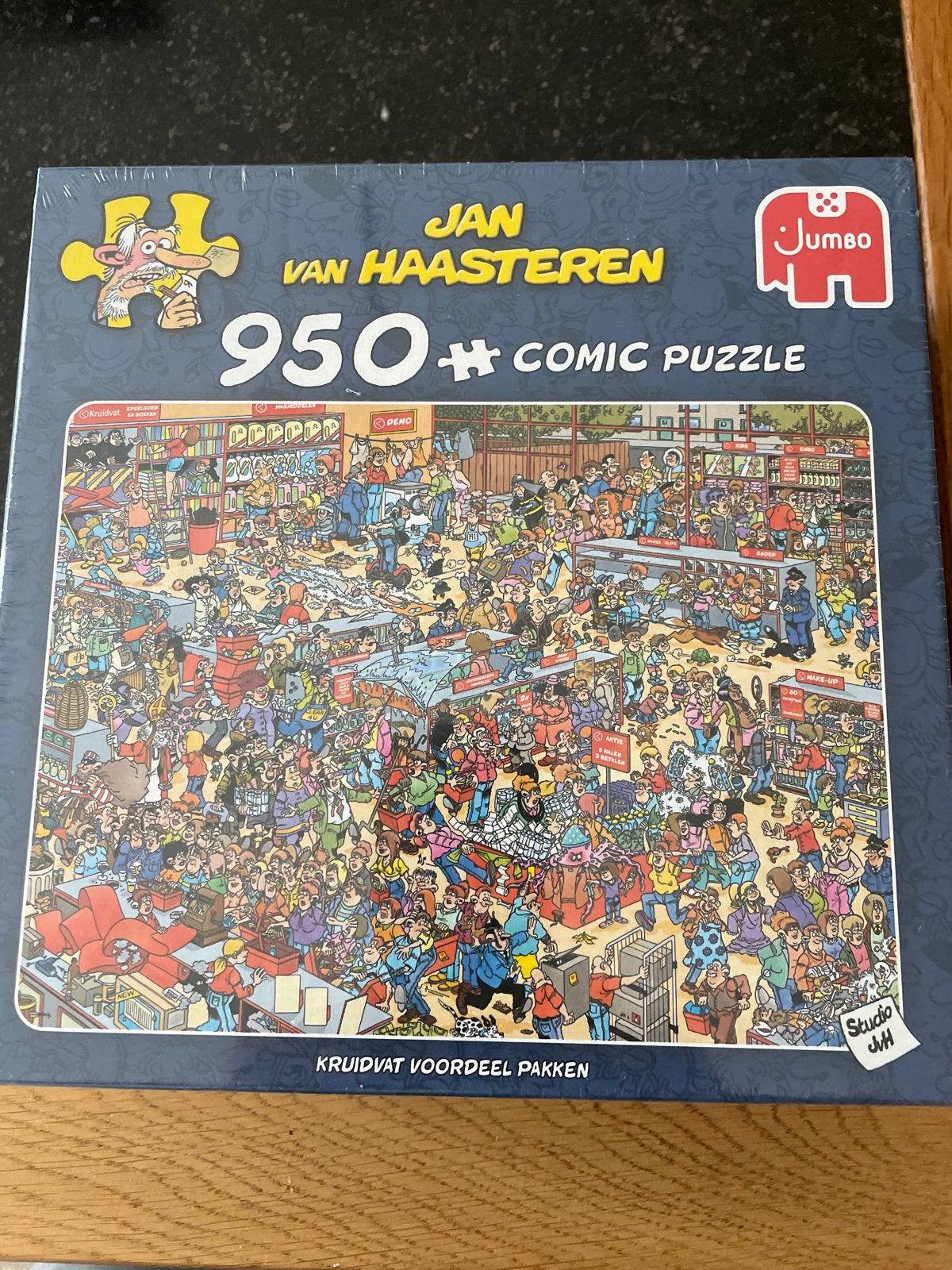 Jan van Haasteren 950 stukjes Comic Puzzel Kruidvat, Ophalen, 500 t/m 1500 stukjes, Nieuw, Legpuzzel