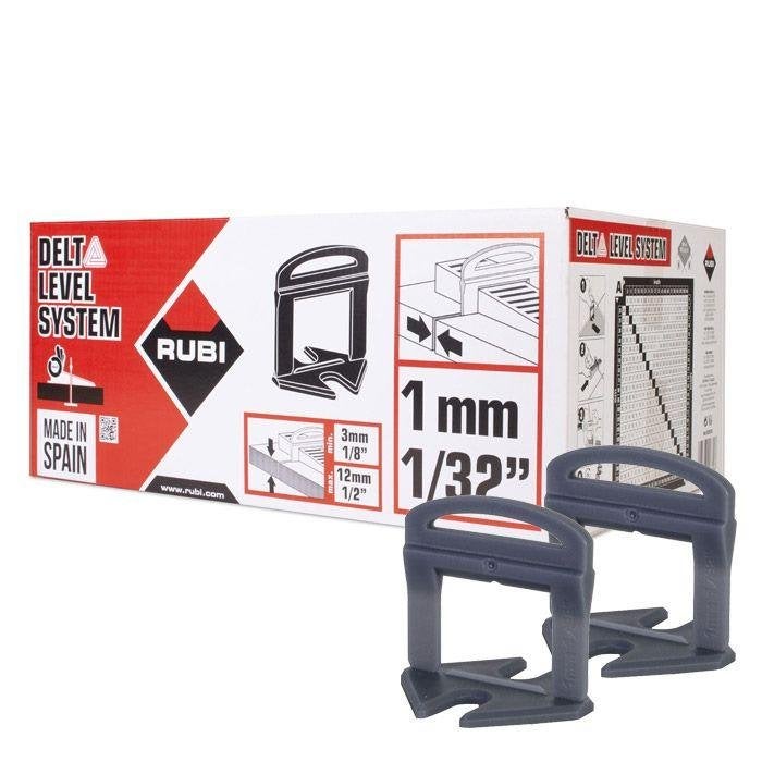 Rubi levelling clips 1 mm 400 stuks, Ophalen of Verzenden, Nieuw