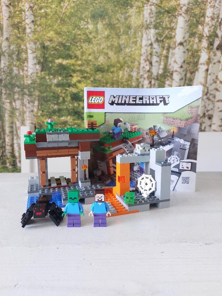 Lego Minecraft Verlaten Mijn 21166, Minecraft, Lego, Ophalen of Verzenden, Complete set