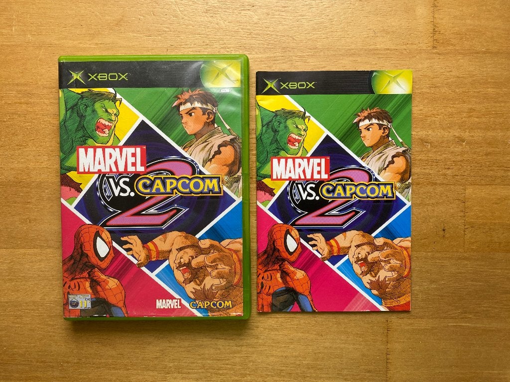 marvel vs capcom 2 xbox, Spelcomputers en Games, 1 speler, Racen en Vliegen, Ophalen of Verzenden, Zo goed als nieuw
