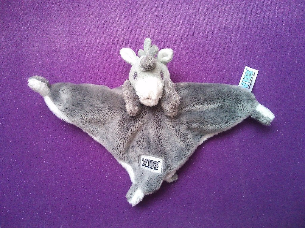 VIB VERY IMPORTANT BABY Knuffeldoekje PAARD UNICORN *Nieuw*, Kinderen en Baby's, Speelgoed | Knuffels en Pluche, Paard, Grijs