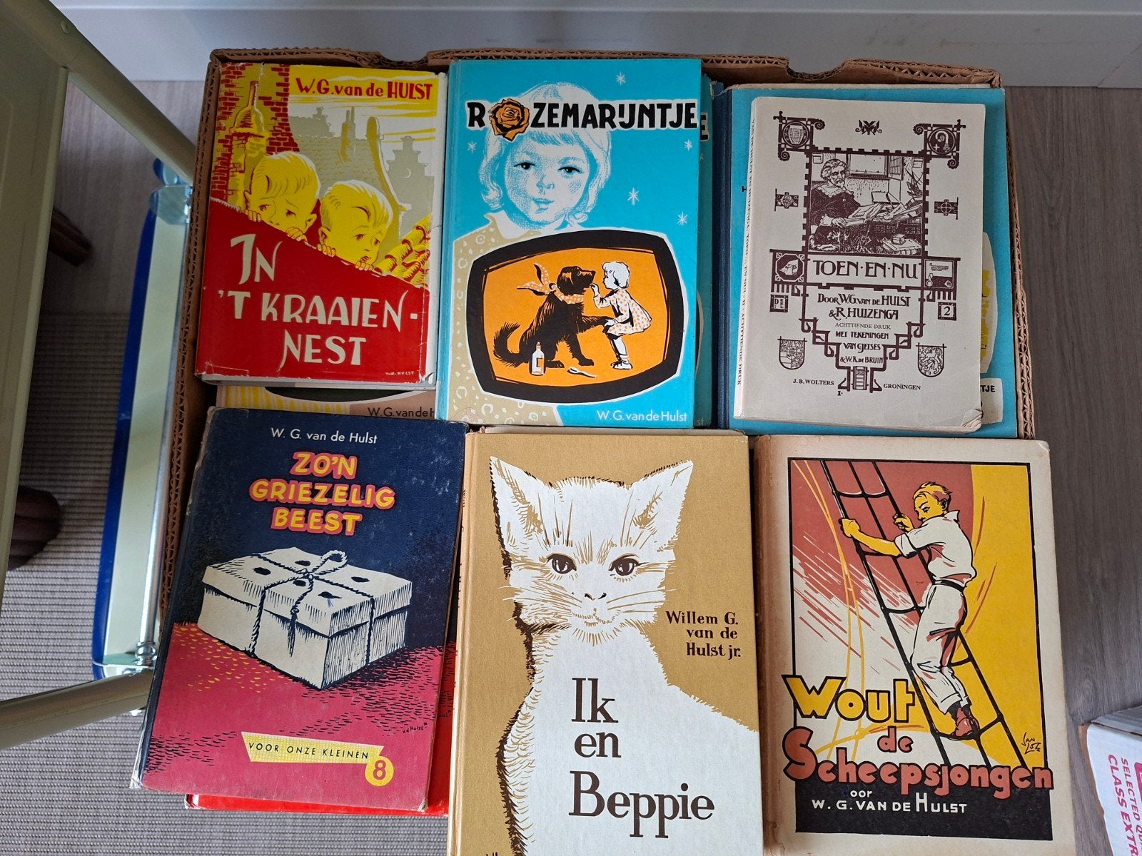 Grote collectie W.G. van de Hulst boeken -, Ophalen, Gelezen, W.G. van de Hulst, Fictie algemeen