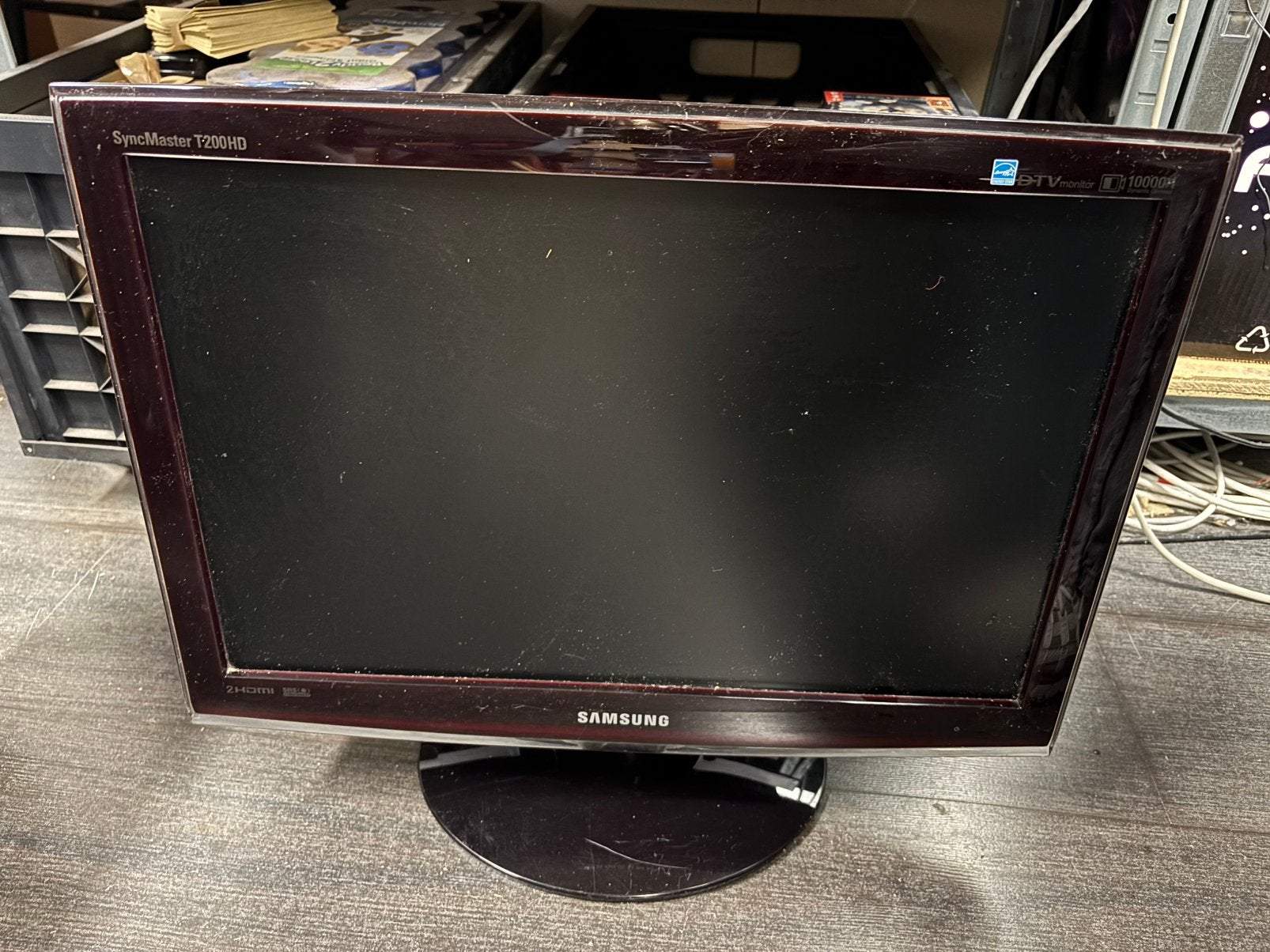 Samsung SyncMaster T200HD Monitor/TV - Gebruikt, Computers en Software, Monitoren, Ophalen, Full HD, Ingebouwde speakers, 60 Hz of minder