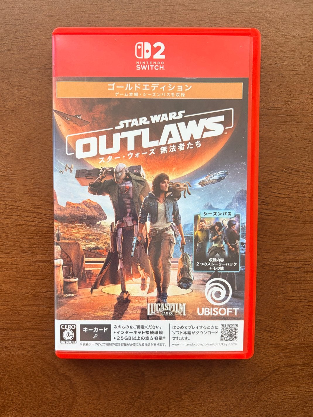 Star Wars Outlaws Gold Edition Nintendo Switch 2, Spelcomputers en Games, Spelcomputers | Nintendo Switch, Ophalen of Verzenden