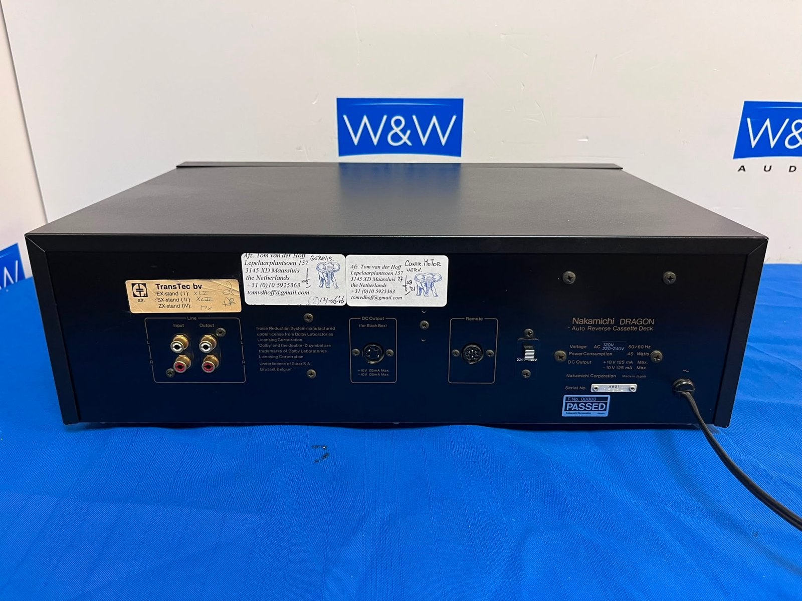 Nakamichi Dragon Cassettedeck - Icoon met NAAC Systeem, Audio, Tv en Foto, Cassettedecks, Overige merken, ., Auto-reverse, Enkel
