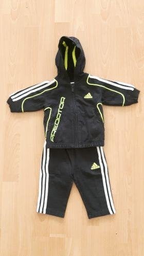 Adidas Predator Trainingspakje Zwart/Geel maat 62, Adidas, Ophalen of Verzenden, Zo goed als nieuw, Setje