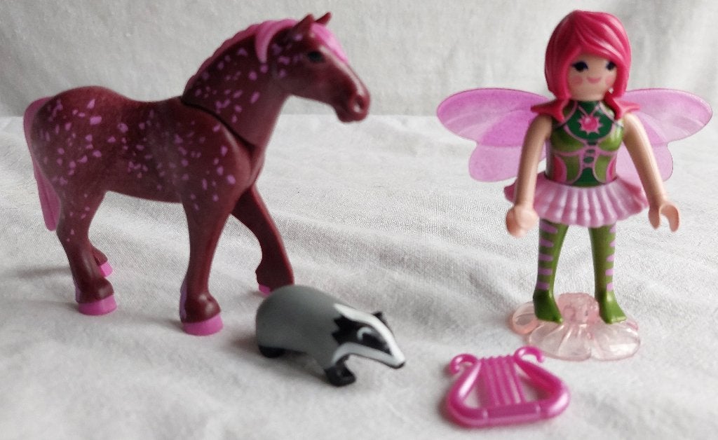 Playmobil 5449 Bosfee Surya met Paard, Gebruikt, Losse onderdelen, Fantasy, Overige typen