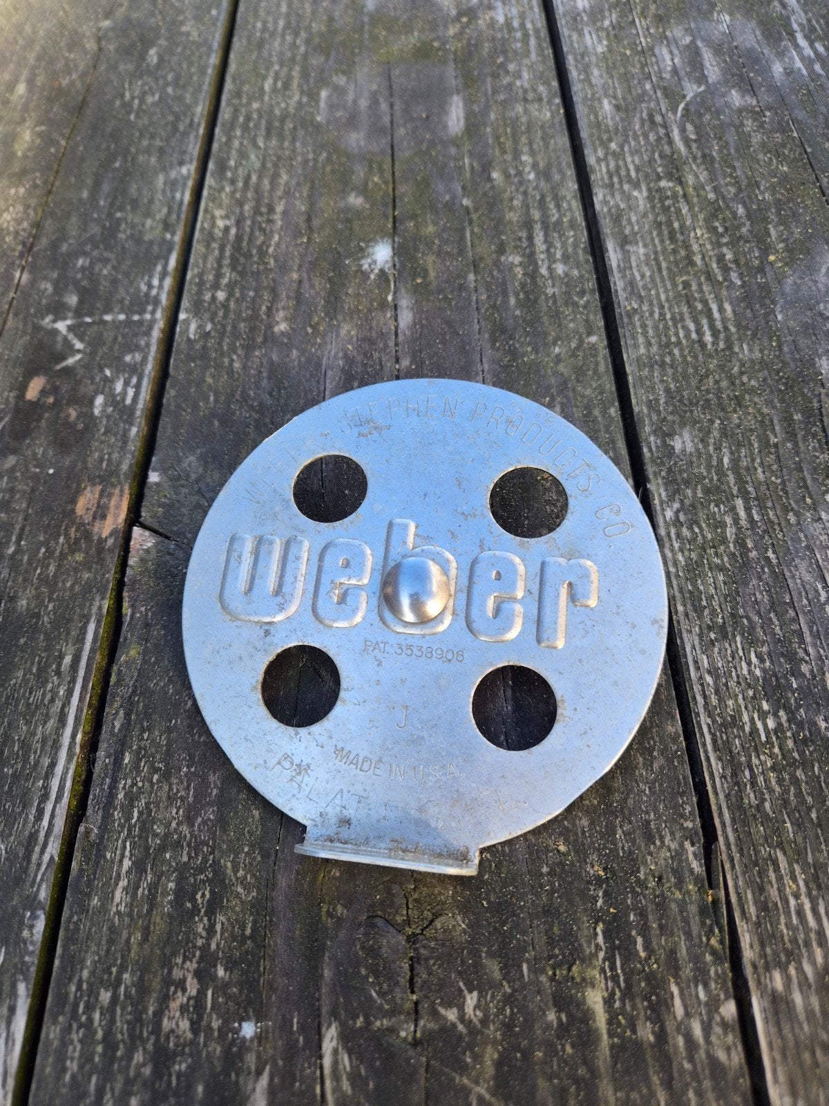 Weber ventilatierooster voor kettle barbecue 47/57 cm, Ophalen of Verzenden, Gebruikt, Weber
