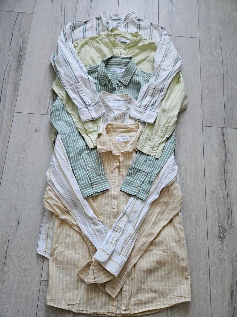 Zara Overhemden - 5 stuks (2x 152, 3x 140), Kinderen en Baby's, Ophalen of Verzenden, Zo goed als nieuw, Zara, Jongen of Meisje