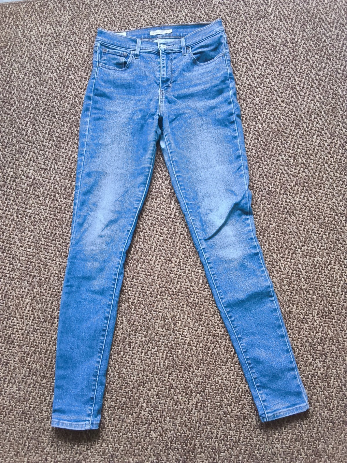 Levi's 720 High Rise Super Skinny Jeans W27 lengte 107 cm, Kleding | Dames, Blauw, Ophalen of Verzenden, W27 (confectie 34) of kleiner