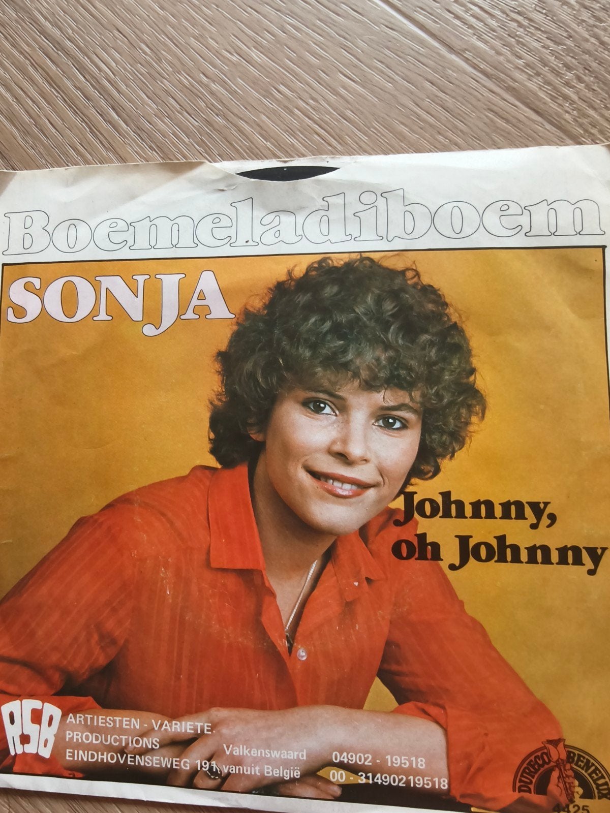 Sonja - Boemeladiboem / Johnny, oh Johnny (Vinyl Single), Gebruikt, 7 inch, Ophalen of Verzenden, EP