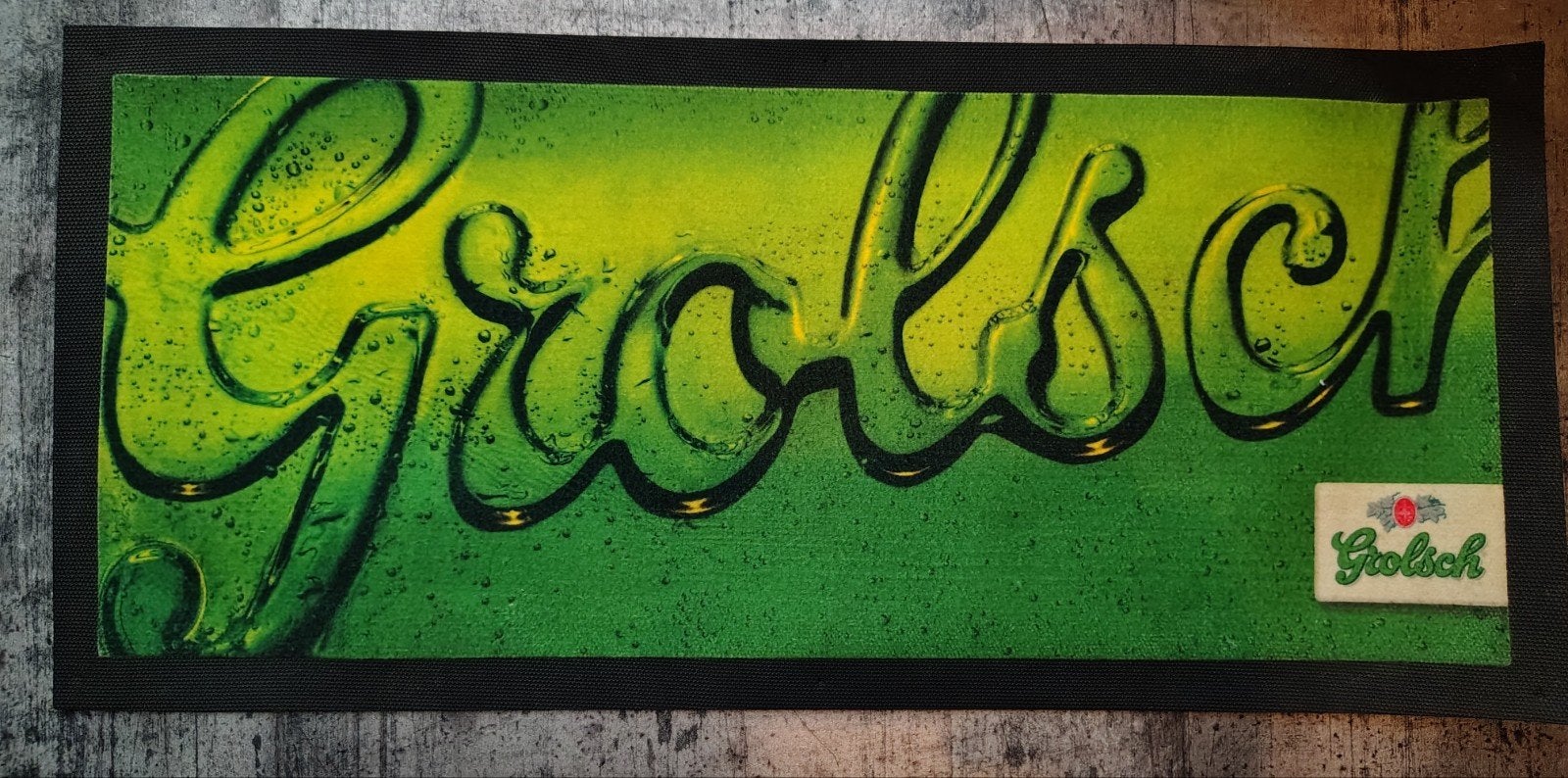 Grolsch biermat / bar mat / tapmat, Groen, Nieuw, Ophalen of Verzenden, Modern