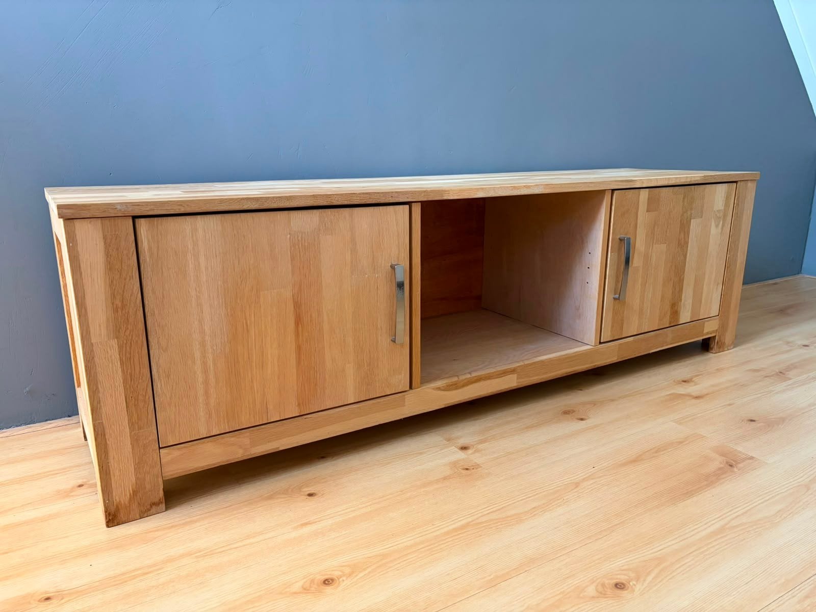 TV meubel met deurtjes - 150x40 x45cm - Gebruikt, Ophalen, Gebruikt, 100 tot 150 cm, Minder dan 100 cm
