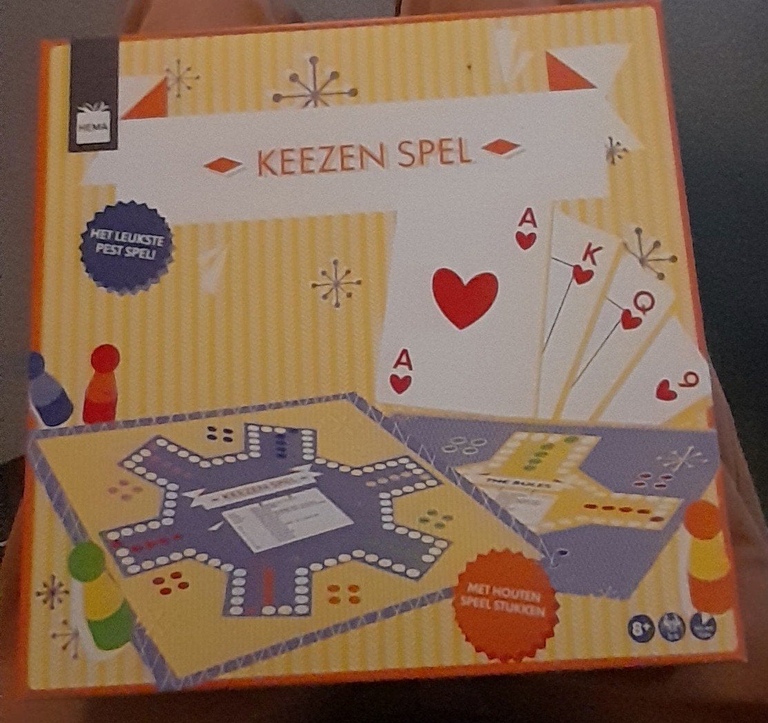 Hema Keezen Spel - Het leukste pest spel!, Drie of vier spelers, Ophalen of Verzenden, Zo goed als nieuw, Hema