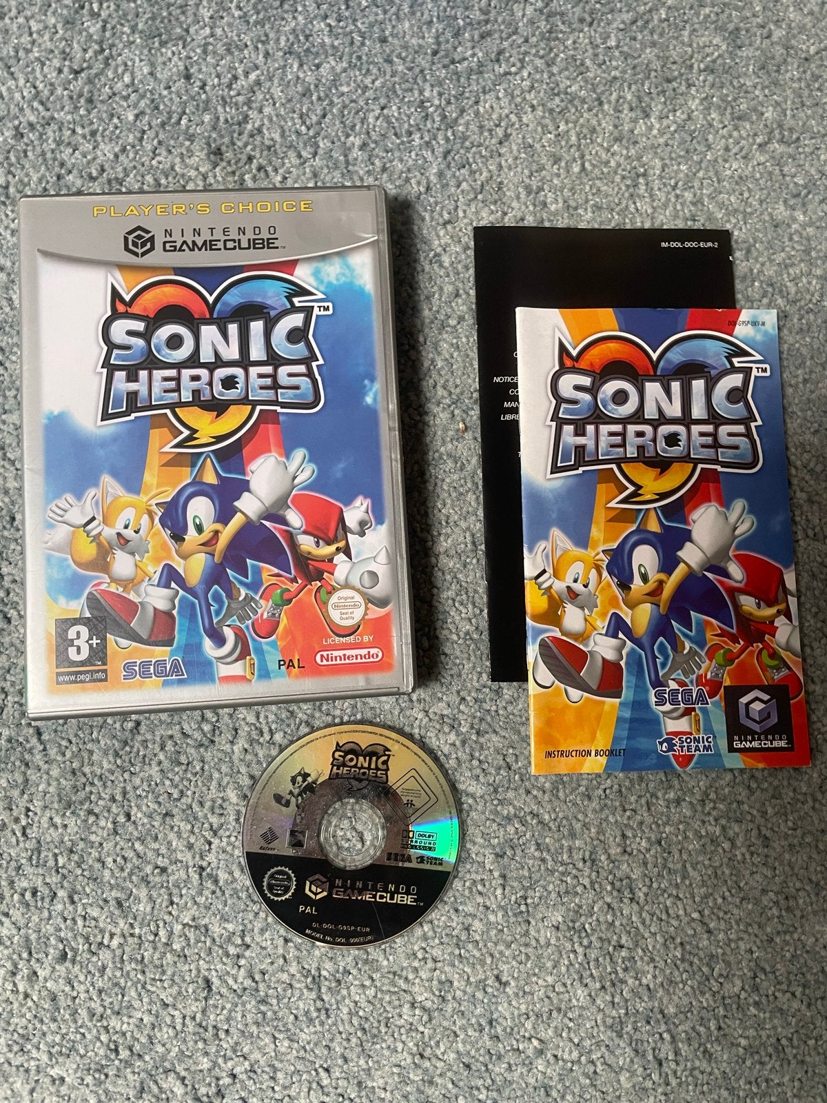 Sonic Heroes - Nintendo GameCube (PAL) - Compleet, Spelcomputers en Games, Nintendo, 1 speler, _, _