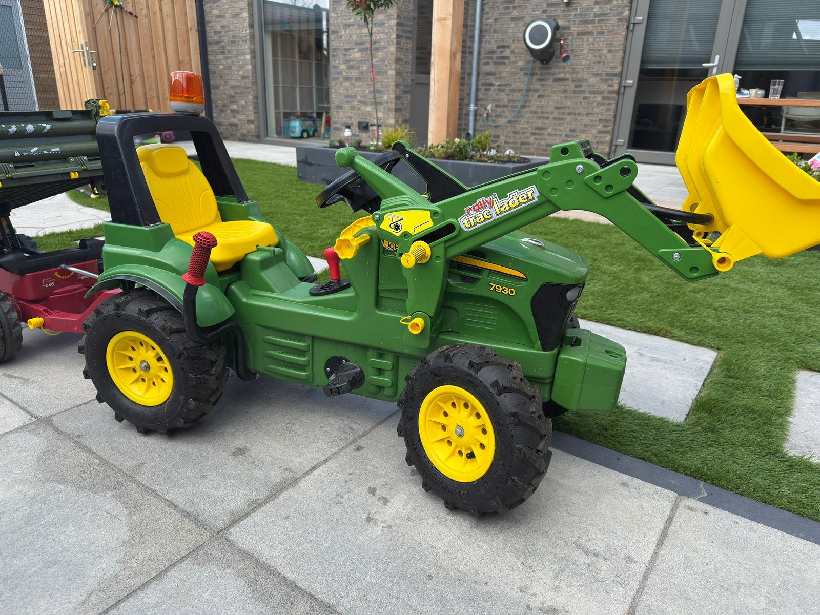 Rolly Toys Farmtrac John Deere 7930traptrekker met aanhanger, Ophalen, Zo goed als nieuw, Overige merken