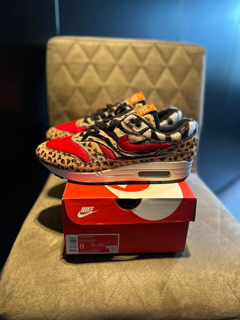 Air Max 1 Bespoke Animal by van Hoff EU42,5, Spelcomputers en Games, Spelcomputers | Nintendo NES, Ophalen of Verzenden, Zo goed als nieuw