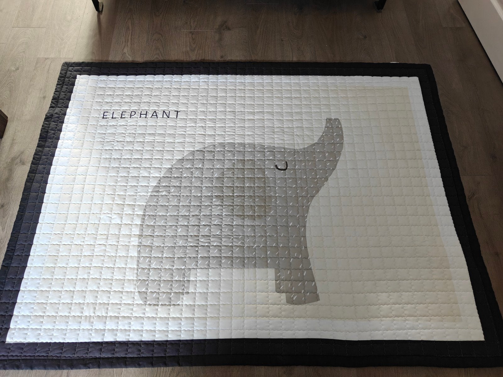 Zacht en groot speelkleed met anti-slib, 150x200 cm, Ophalen, Zo goed als nieuw