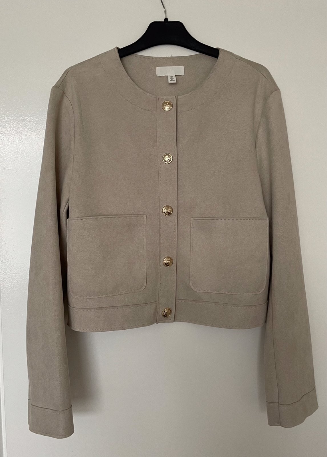 Vest met zakdetails, H&M, Beige, Ophalen of Verzenden, Zo goed als nieuw