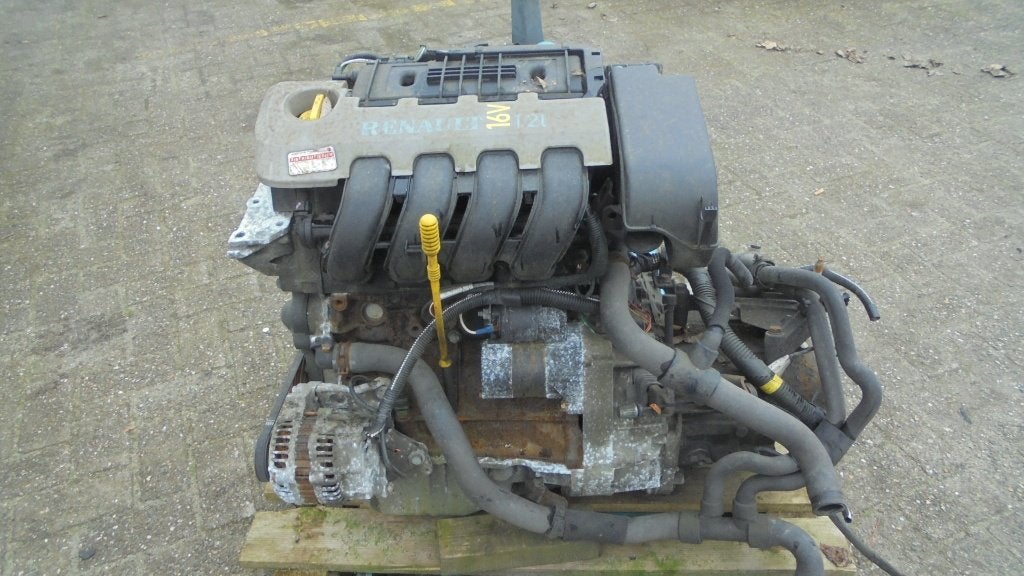 complete motor voor Renault Clio 1.2-16v - motorcode : D4FB7, Ophalen of Verzenden, Gebruikt, Renault