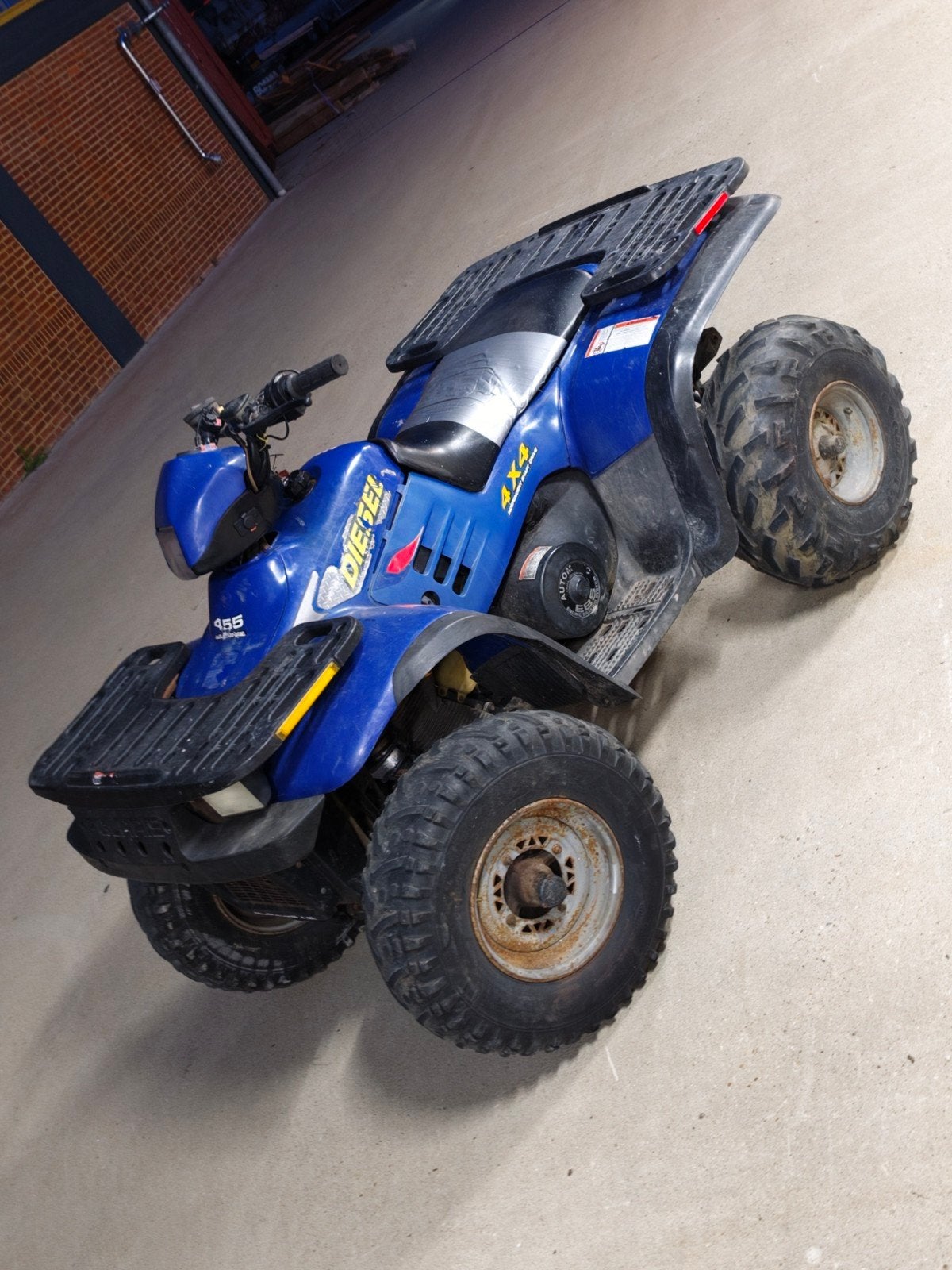 Polaris 455 Diesel quad beresterk