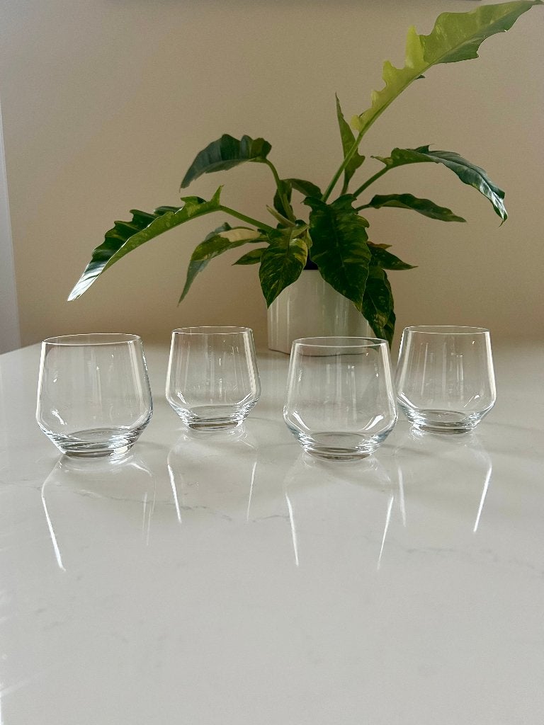 VERKOCHT 4 Vivo waterglazen. Vivo tumbler laag. Vivo glas, Ophalen of Verzenden, Zo goed als nieuw, Waterglas